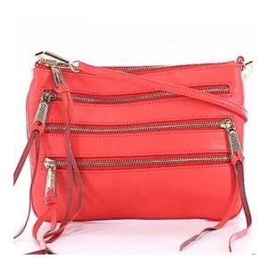 Rebecca Minkoff Leather Crossbody Zippered Bag
